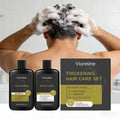 1 Set Men Hair Shampoo & Conditioner Set Gentle Cleaning Scalp Oil Control Refreshing Volumizing Improve Dryness Hair Care Set